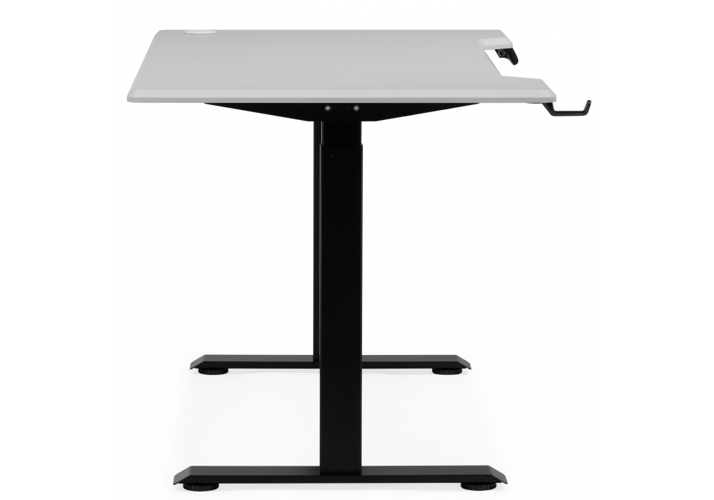 фото компьютерный стол с подъемным механизмом woodville маркос 140х80 тауп / черный 614609 | 220svet.ru