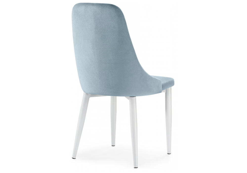 фото стул woodville kora light blue / white 15095 | 220svet.ru