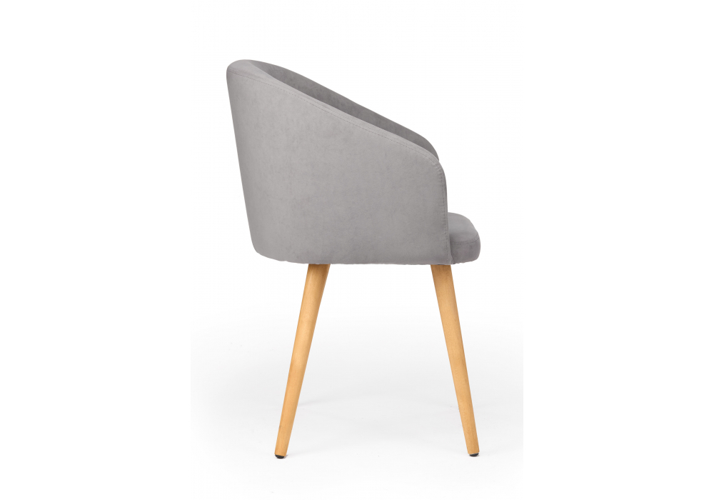 фото стул деревянный поворотный woodville монер темно-серый (glory 20) / светлое дерево 632659 | 220svet.ru