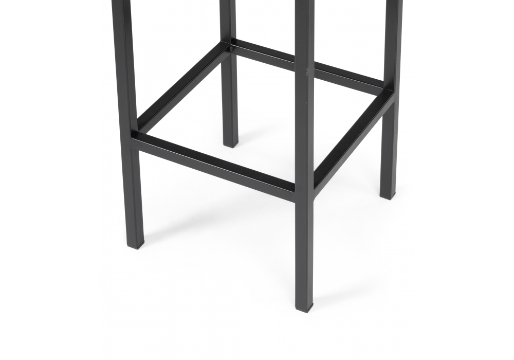 фото барный стул woodville лофт микровелюр катания изумруд / черный матовый 614950 | 220svet.ru