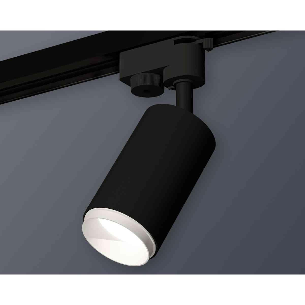 фото комплект трекового светильника ambrella light track system xt6323040 sbk/swh черный песок/белый песок (a2521, c6323, n6120) | 220svet.ru