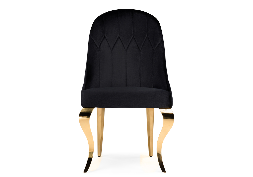 фото стул woodville gustav black / gold 15384 | 220svet.ru