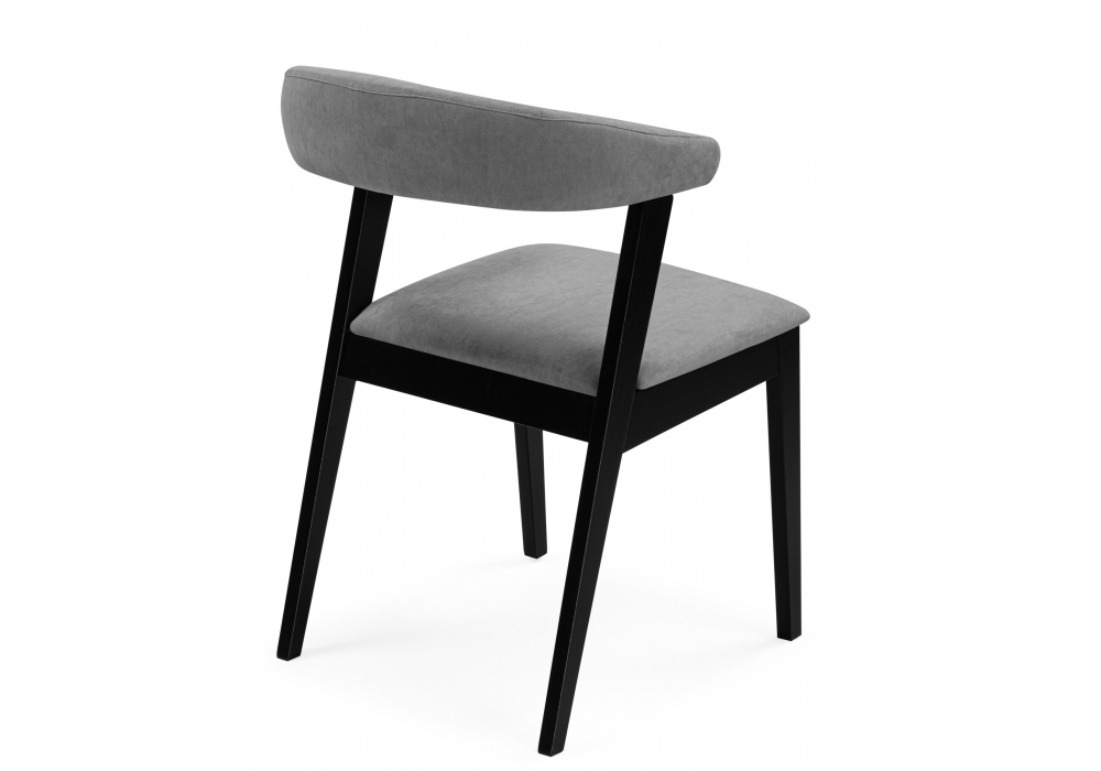 фото стул деревянный woodville токио ткань 234 / черное дерево 620597 | 220svet.ru