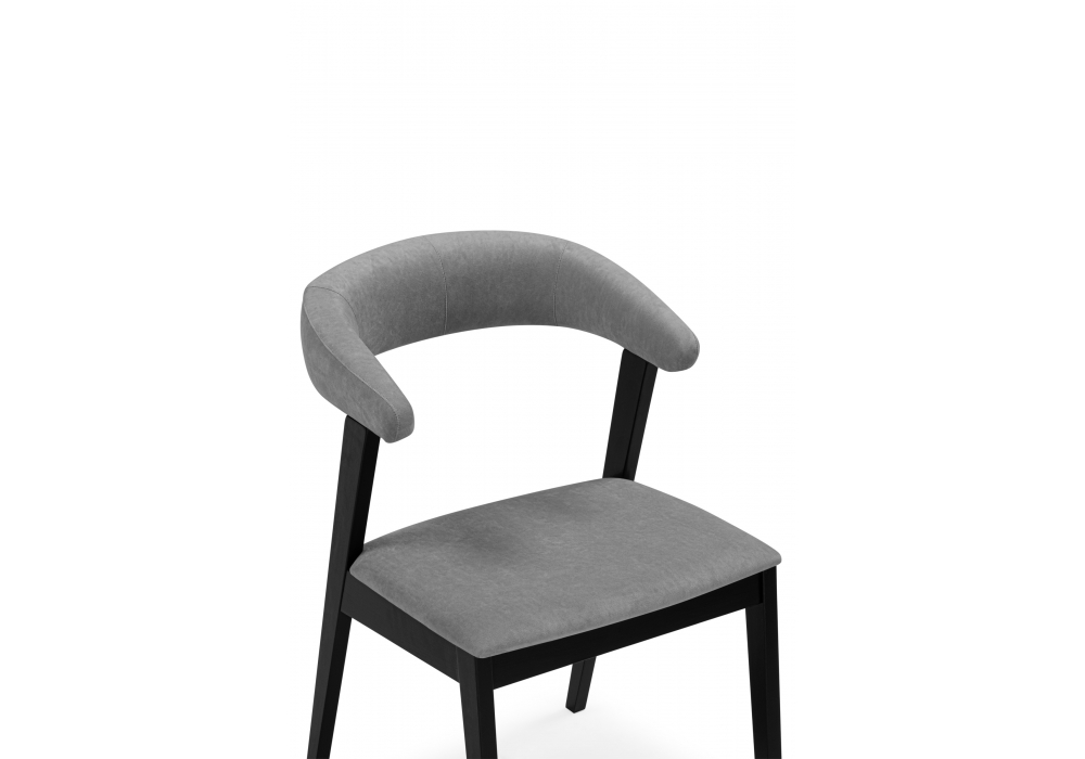 фото стул деревянный woodville токио ткань 234 / черное дерево 620597 | 220svet.ru