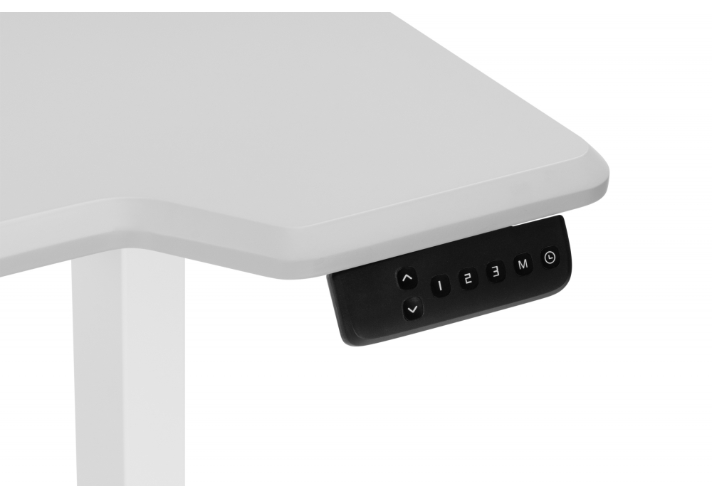 фото компьютерный стол с подъемным механизмом woodville маркос 140х80 тауп / белый 614608 | 220svet.ru