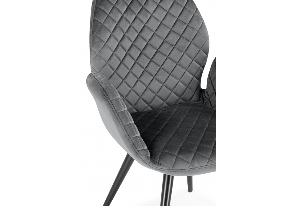 фото стул поворотный woodville муат графитовый / черный 665372 | 220svet.ru