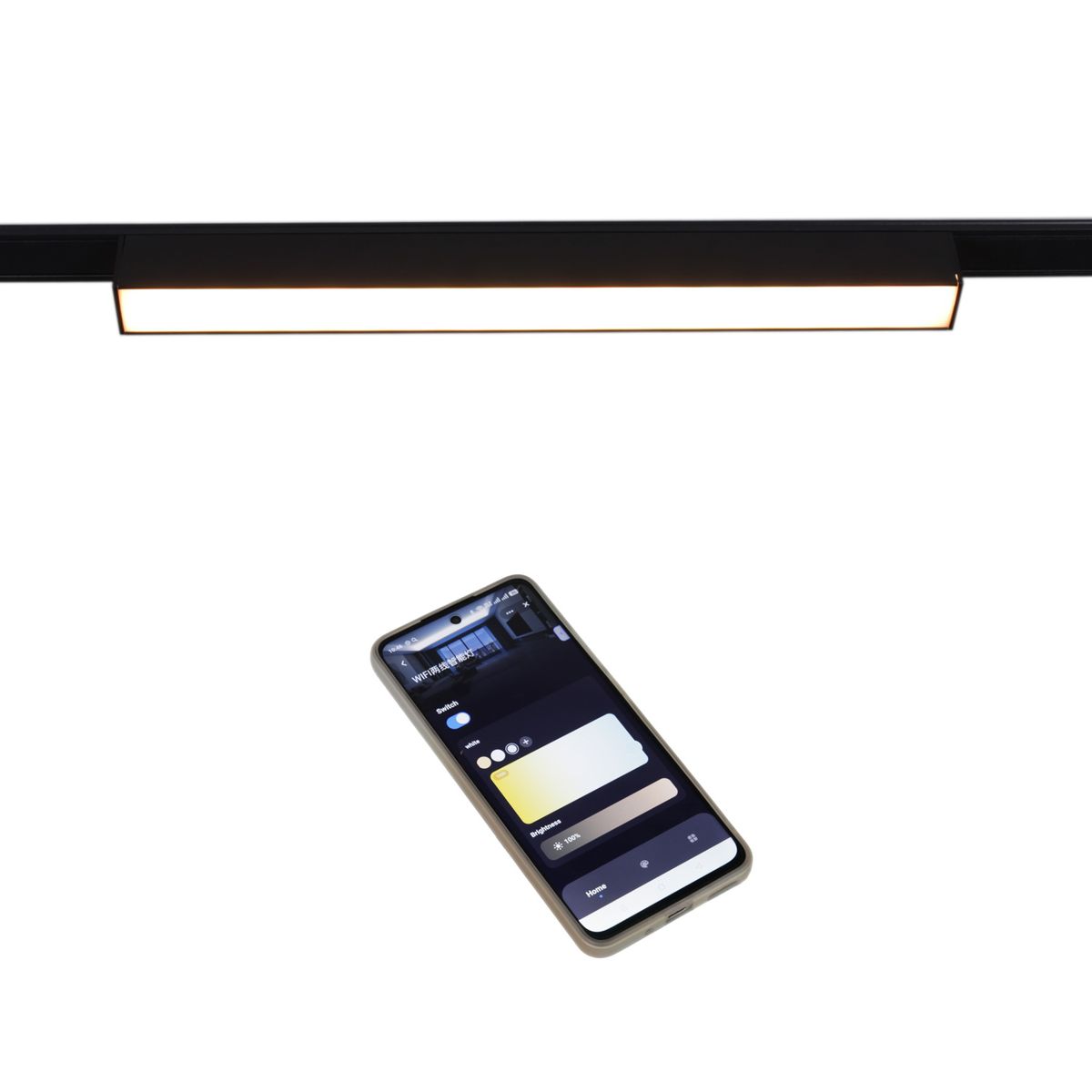 фото трековый магнитный светильник reluce 13003-9.3-001ur magnetic led10w bk cct+smart | 220svet.ru