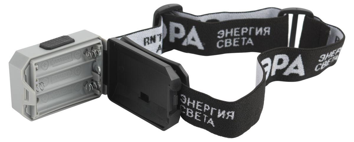 фото налобный светодиодный фонарь эра от батареек 30х30х63 320 лм gb-708 б0052750 | 220svet.ru