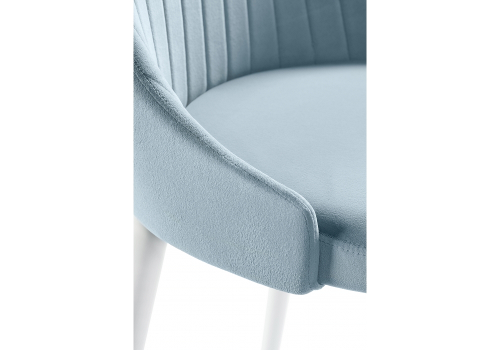 фото стул woodville kora light blue / white 15095 | 220svet.ru