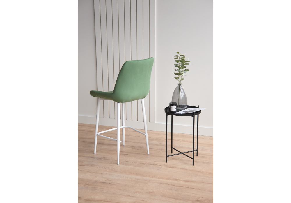 фото барный стул вращающийся woodville седа 360 фисташковый (zd 651) / белый 632614 | 220svet.ru