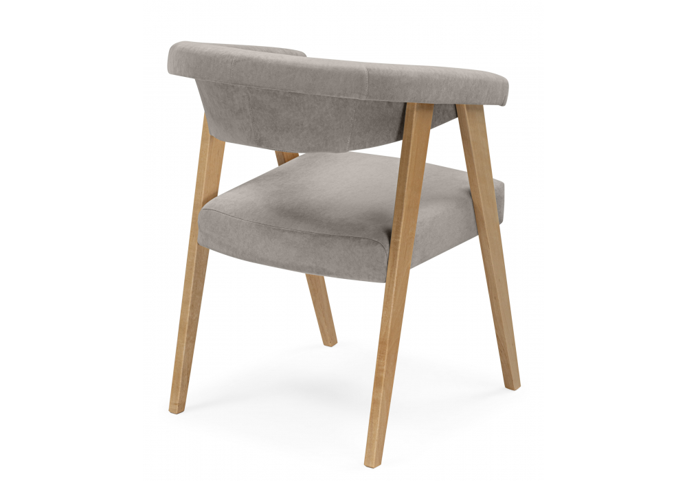 фото стул деревянный woodville невада ткань 231 / светлое дерево 620595 | 220svet.ru