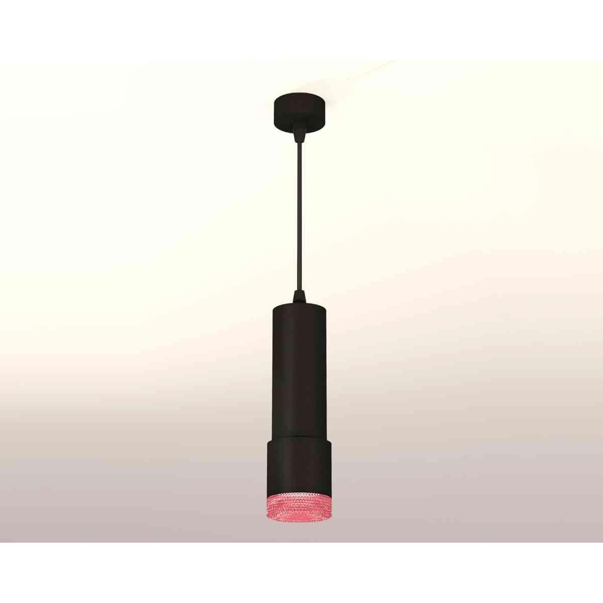 фото комплект подвесного светильника ambrella light techno spot xp7402003 sbk/pi черный песок/розовый (a2302, c6343, a2030, c7402, n7193) | 220svet.ru