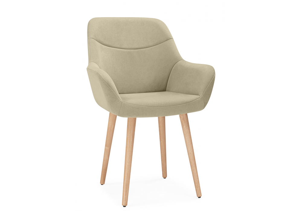 фото стул деревянный поворотный woodville флюид 360 бежевый (zd 210) / светлое дерево 642973 | 220svet.ru