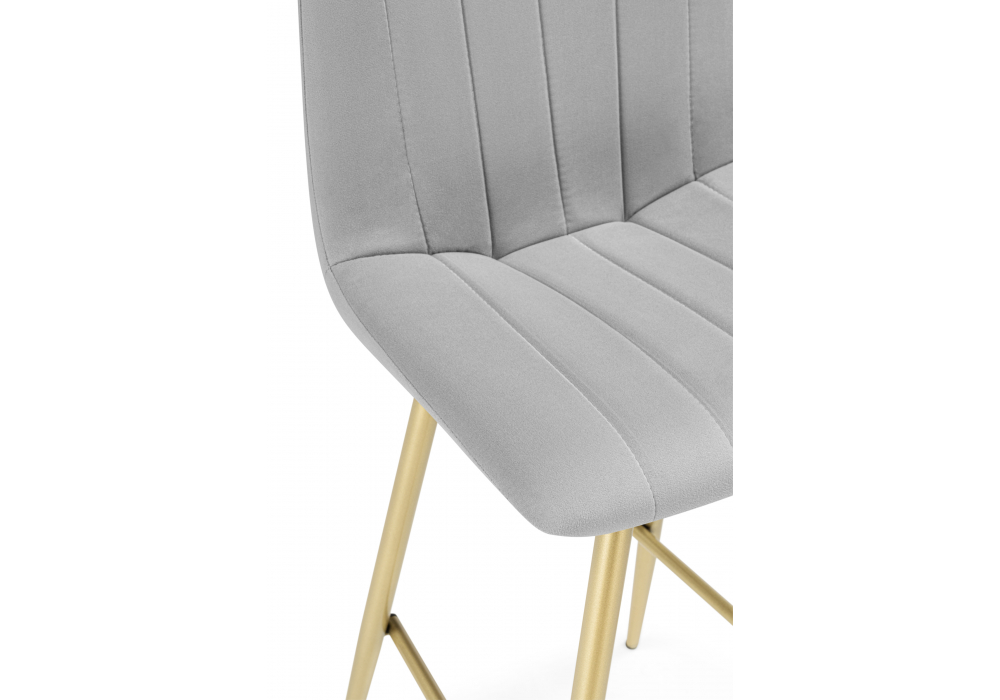 фото барный стул woodville дани мини светло-серый (zd 960) / золотой np 632308 | 220svet.ru