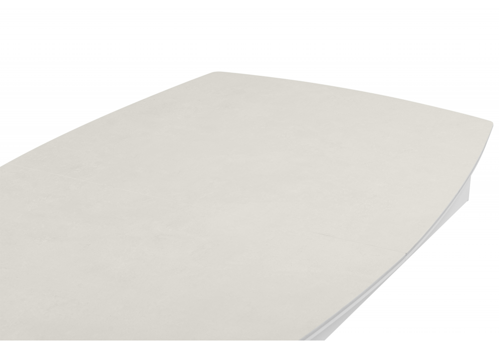 фото керамический стол раскладной woodville фестер 160(200)х90 carmen light grey / белый 664919 | 220svet.ru