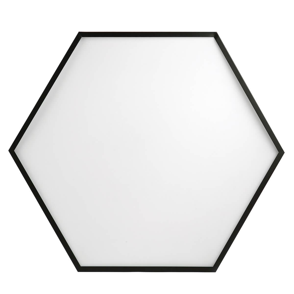 фото подвесной светодиодный cветильник эра hexagon spo-122-b-40k-066 66вт 4000к черный б0050553 | 220svet.ru