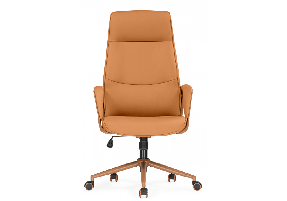 фото компьютерное кресло woodville modena экокожа оранжевый 15925 | 220svet.ru