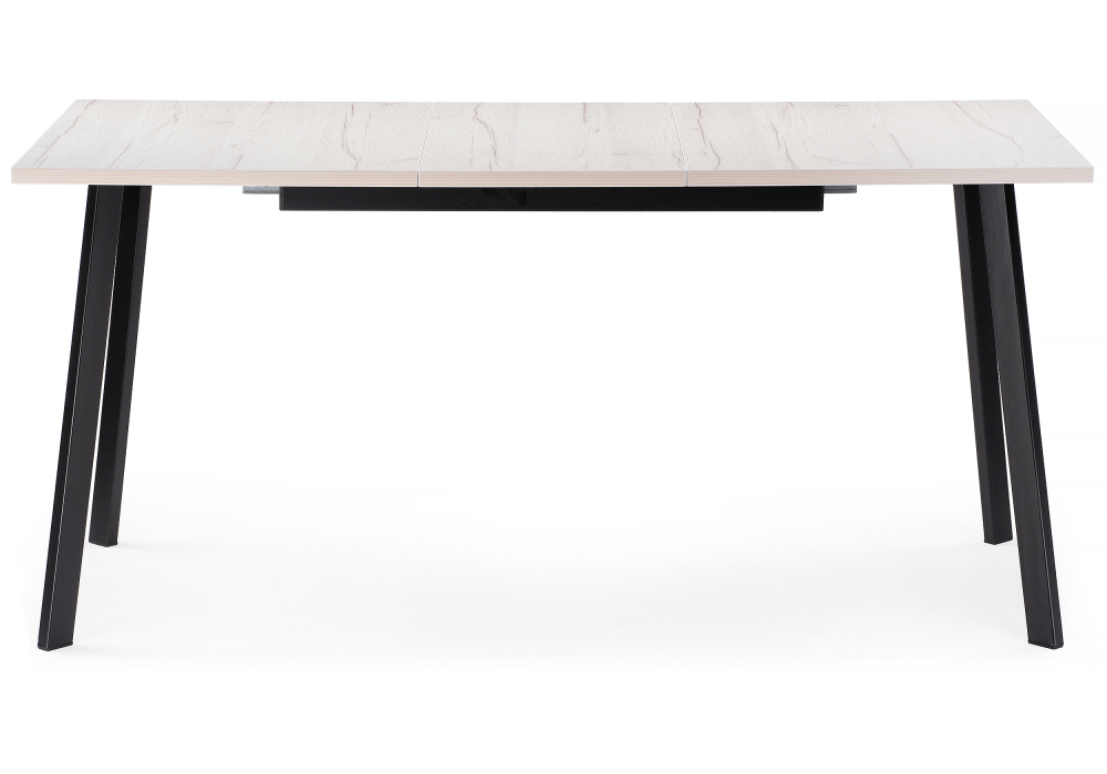 фото стол деревянный woodville колон лофт 120 25 мм юта / матовый черный 489629 | 220svet.ru