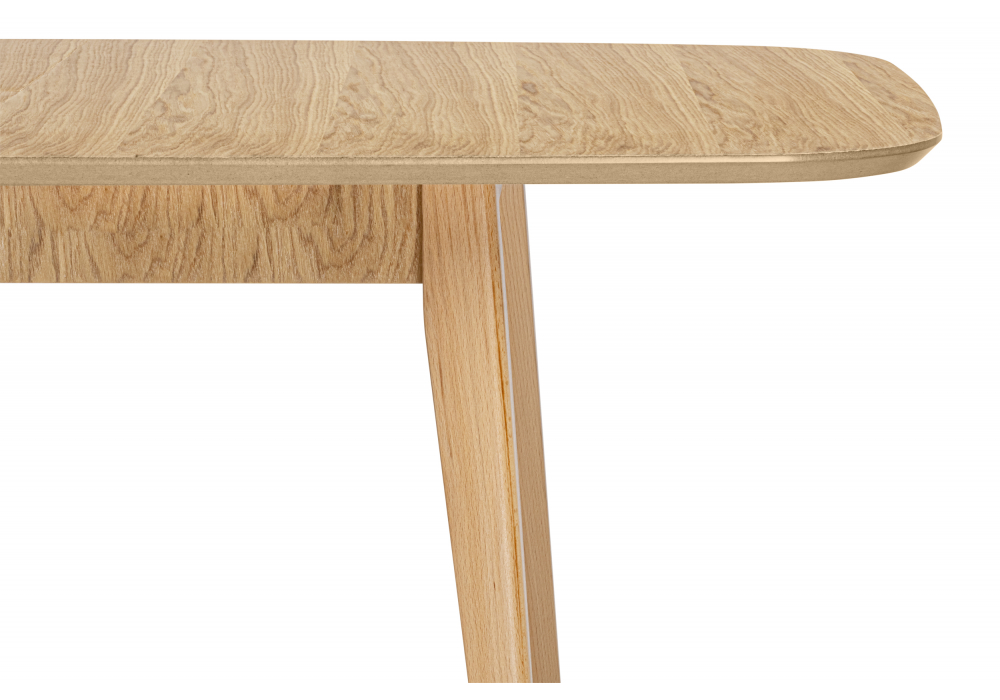 фото стол деревянный раскладной 145(190)x80 woodville адель светлое дерево 620599 | 220svet.ru