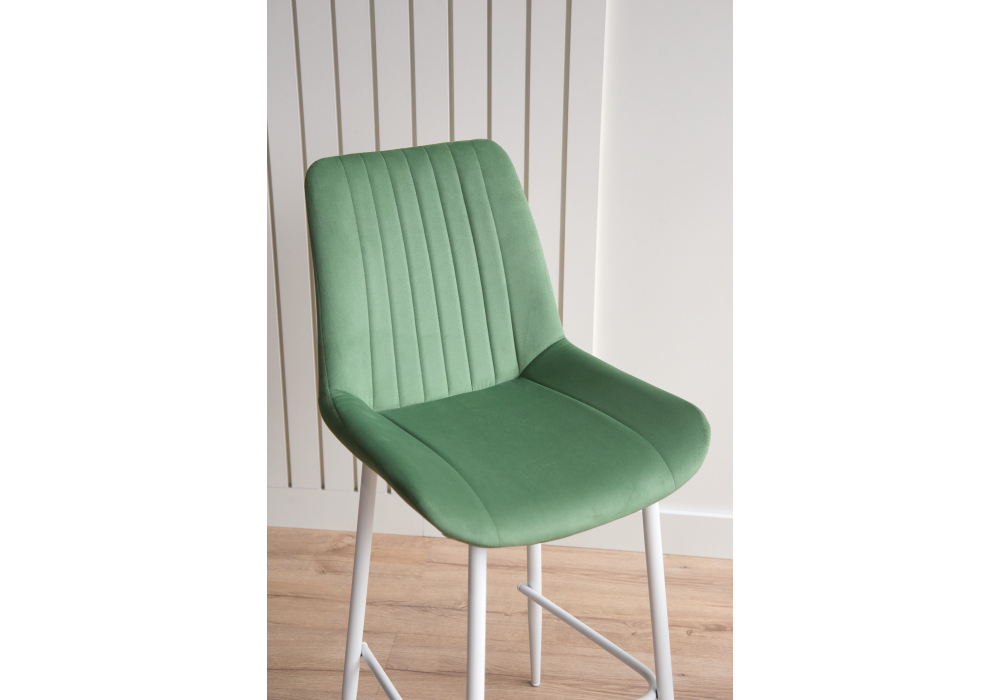 фото барный стул вращающийся woodville седа 360 фисташковый (zd 651) / белый 632614 | 220svet.ru