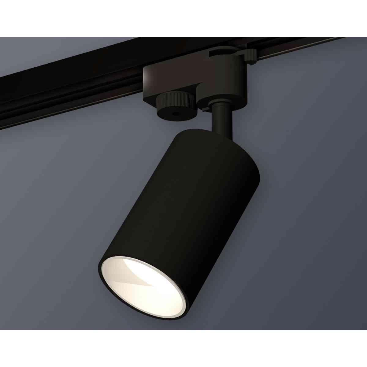 фото комплект трекового светильника ambrella light track system xt6323020 sbk/swh черный песок/белый песок (a2521, c6323, n6110) | 220svet.ru