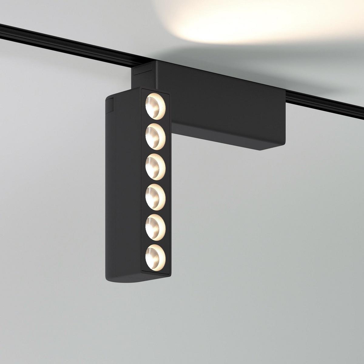 фото трековый светодиодный светильник elektrostandard insight 85090/01 черный a063696 | 220svet.ru