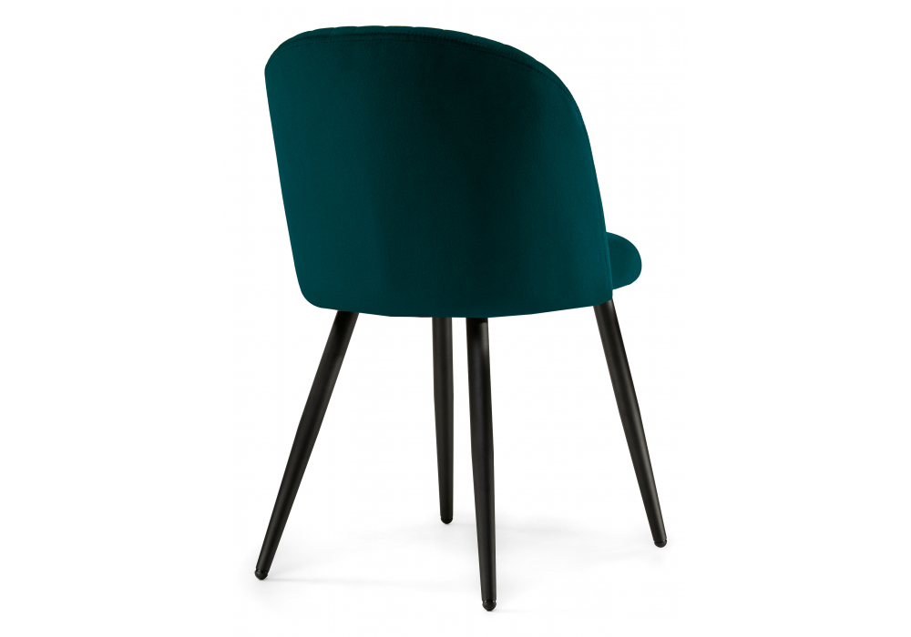фото стул на металлокаркасе woodville gabi 1 green / black 15378 | 220svet.ru