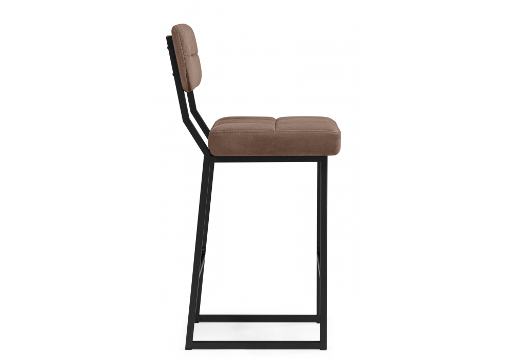 фото барный стул woodville ларс selfie cocoa / черный 674657 | 220svet.ru