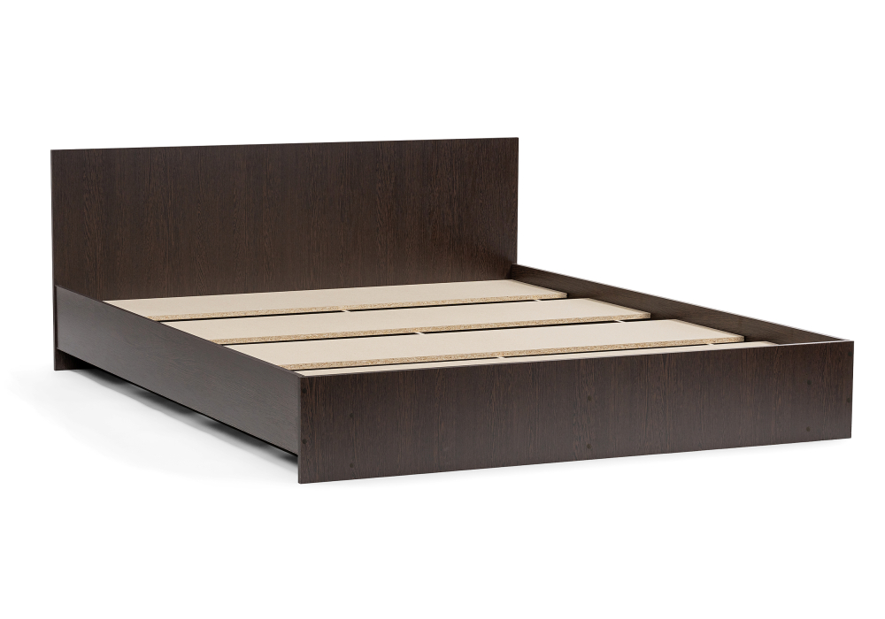 фото кровать woodville адайн 160х200 венге / венге 507385 | 220svet.ru