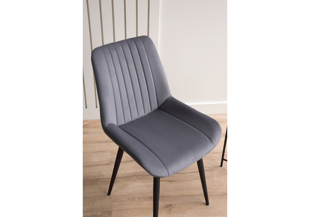 фото стул вращающийся на металлокаркасе woodville седа 360 темно-серый (zd 995) / черный np 632388 | 220svet.ru