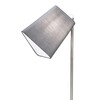 Миниатюра фото торшер escada hall chrome/grey 10185/t grey | 220svet.ru