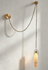 Миниатюра фото настенный светильник 26504p brass / white alabaster delight collection | 220svet.ru