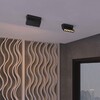 Миниатюра фото светильник накладной светодиодный с переключателем цветовой температуры novotech eos 359759 черный | 220svet.ru