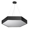 Миниатюра фото подвесной светодиодный cветильник эра hexagon spo-122-b-40k-066 66вт 4000к черный б0050553 | 220svet.ru