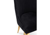 Миниатюра фото стул woodville gustav black / gold 15384 | 220svet.ru