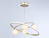 Миниатюра фото подвесная светодиодная люстра с пультом ду ambrella light comfort fl66324 | 220svet.ru