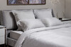 Миниатюра фото простыня тенсель серая 240*250 garda decor 144hf-10303 | 220svet.ru