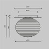 Миниатюра фото потолочный светильник maytoni reels mod268cl-01g | 220svet.ru