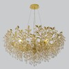 Миниатюра фото подвесная люстра crystal lux eden sp10 gold | 220svet.ru