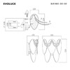 Миниатюра фото настенный светильник evoluce roomi sle1651-201-02 | 220svet.ru