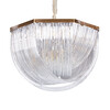 Миниатюра фото подвесная люстра delight collection murano l12 brass/clear | 220svet.ru