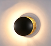 Миниатюра фото настенный светильник delight collection f098/d250 black/gold | 220svet.ru