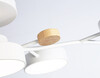 Миниатюра фото потолочная светодиодная люстра на штанге с пультом ду ambrella light comfort fl4834 | 220svet.ru