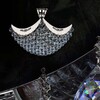 Миниатюра фото потолочный светильник artglass fiona ii. nickel ce | 220svet.ru