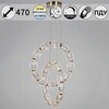 Миниатюра фото светильник потолочный reluce 51490-0.4-12+12 | 220svet.ru