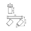 Миниатюра фото спот kanlux evalo el-2i w-sr 35692 | 220svet.ru