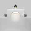Миниатюра фото встраиваемый светильник maytoni gyps modern dl001-ww-01-w | 220svet.ru