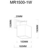 Миниатюра фото бра myfar eileen mr1500-1w | 220svet.ru