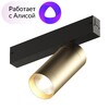 Миниатюра фото трековый светодиодный светильник denkirs smart spot dk8020-bg | 220svet.ru