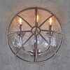 Миниатюра фото бра loft it foucaults orb crystal loft1897w | 220svet.ru